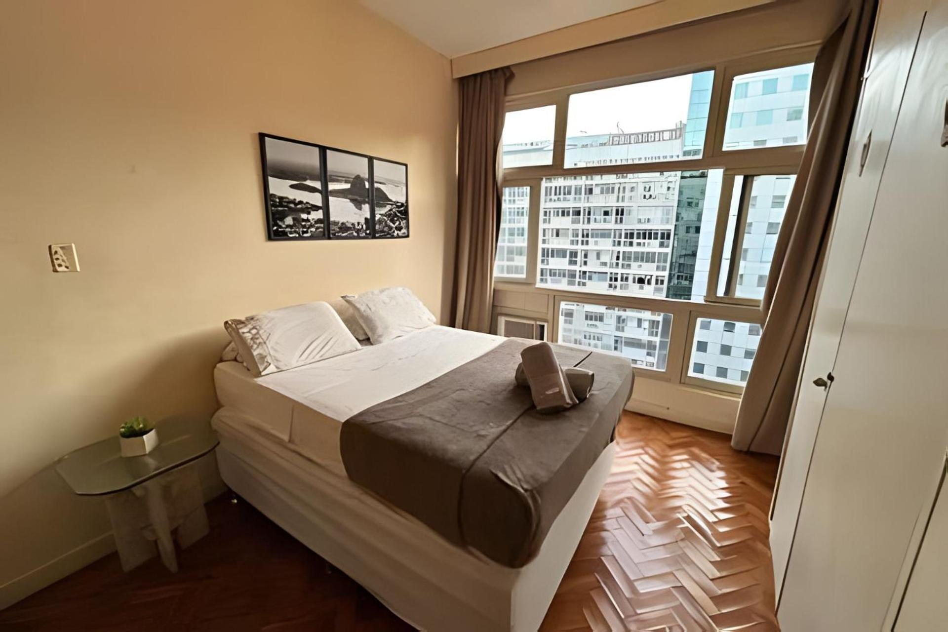 Apartamento Em Copacabana Com Vista Lateral Do Mar Rio de Janeiro Esterno foto