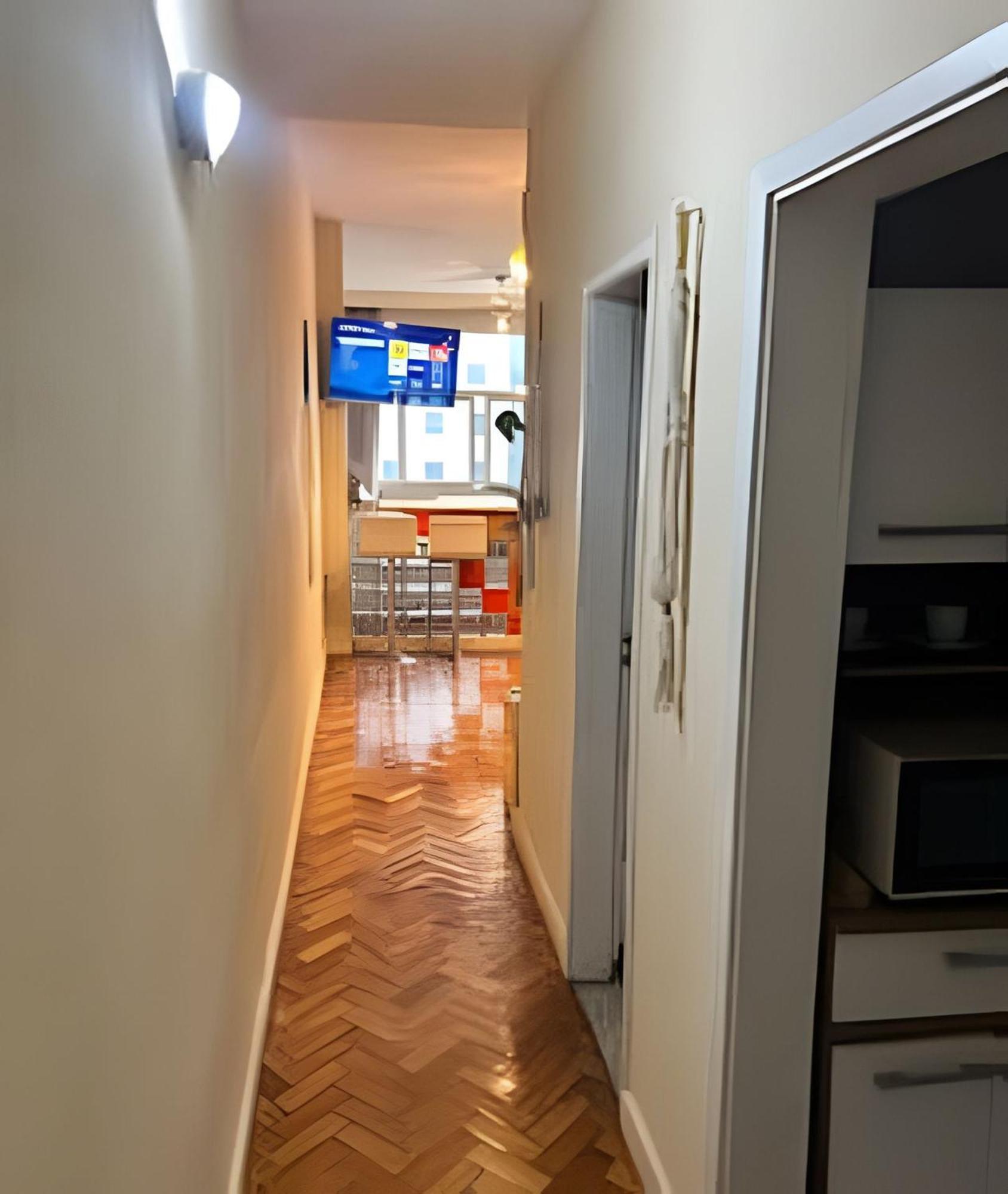 Apartamento Em Copacabana Com Vista Lateral Do Mar Rio de Janeiro Esterno foto
