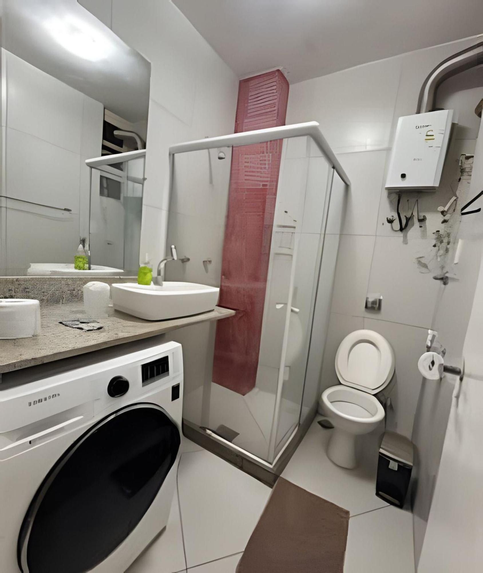 Apartamento Em Copacabana Com Vista Lateral Do Mar Rio de Janeiro Esterno foto