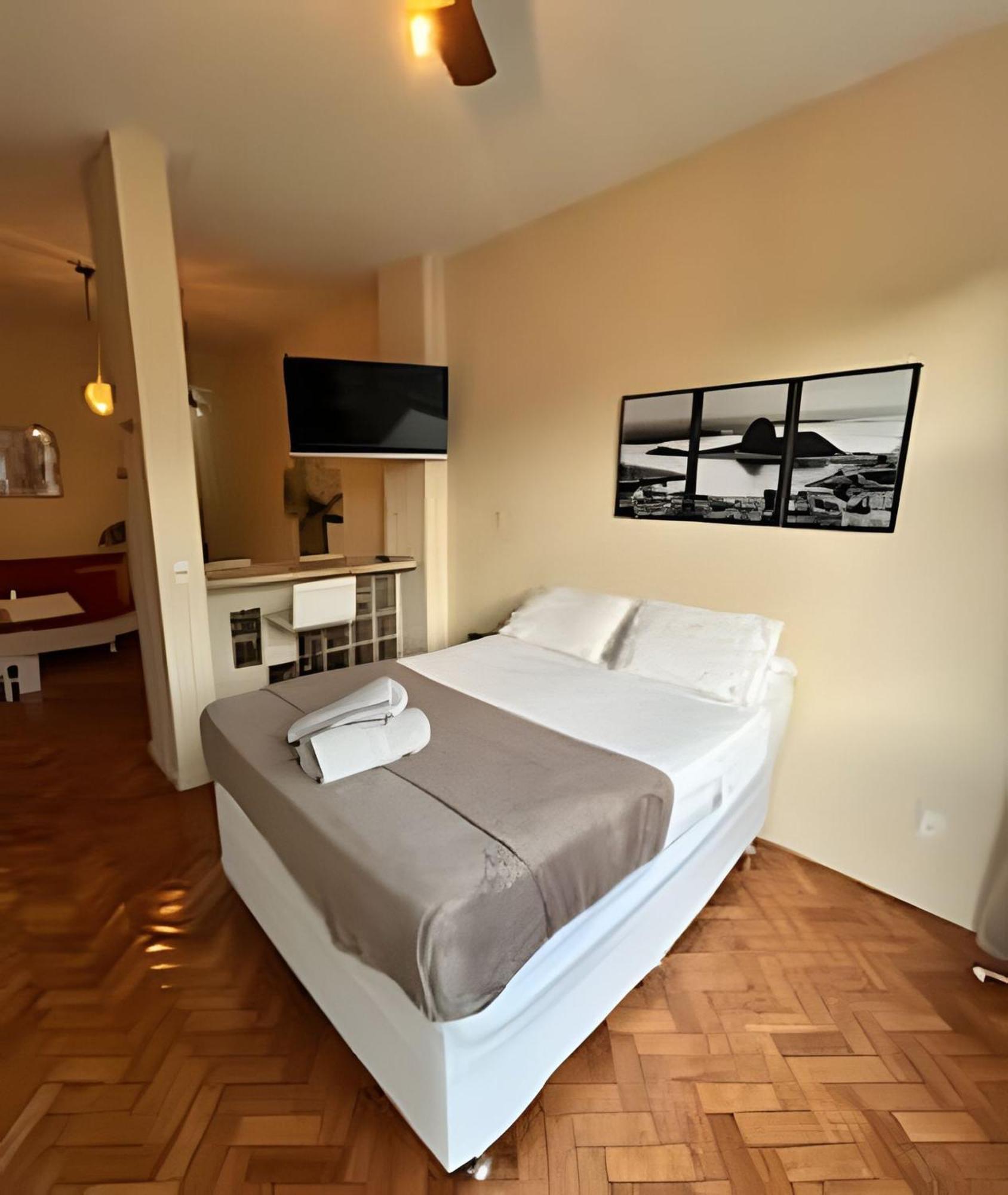 Apartamento Em Copacabana Com Vista Lateral Do Mar Rio de Janeiro Esterno foto